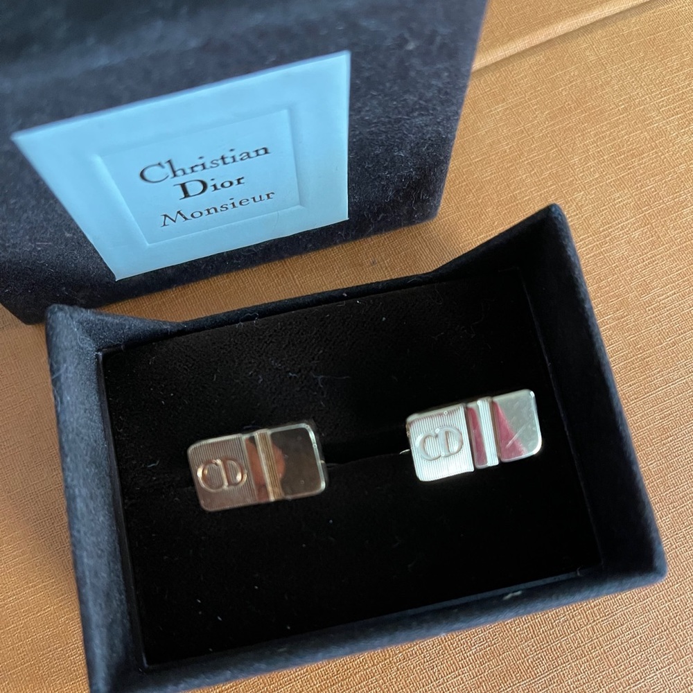 Christian Dior Cufflink Set